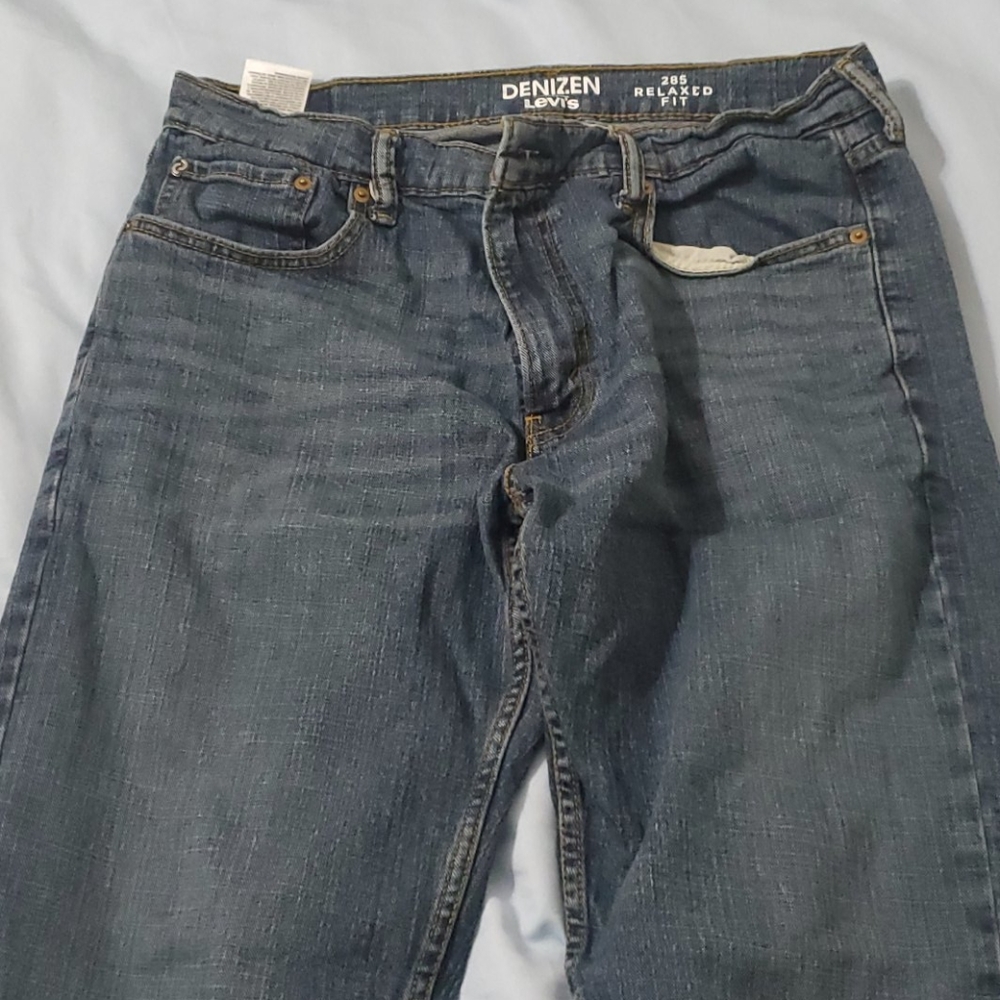 Mens Levi's denizen jeans 285 relaxed fit 34x32